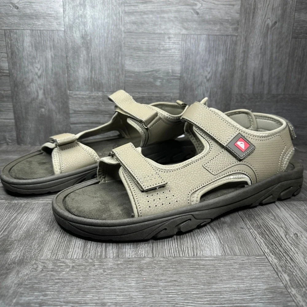 Quiksilver‎ Pinnacle Sandals Mens 13 Tan Hiking Sport Strappy NEW
